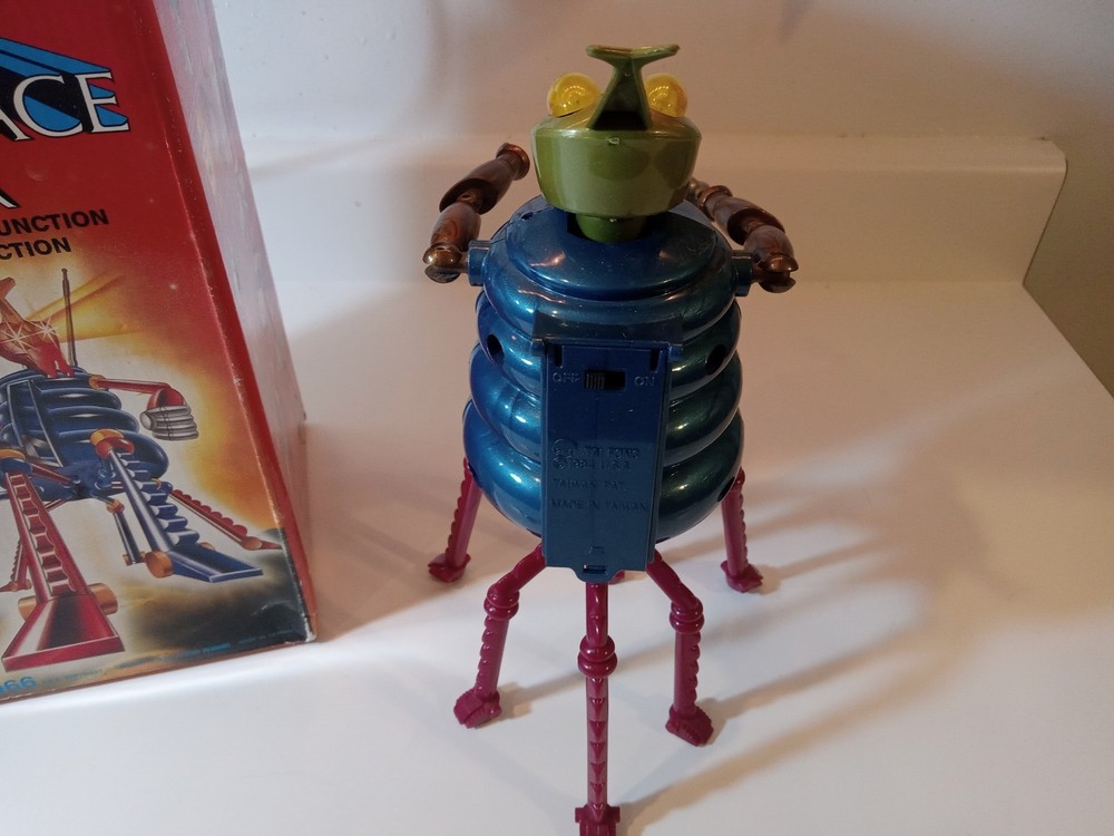 Outer Space Spider Electronic Walking Robot Lights 1984 Working in Box Working!