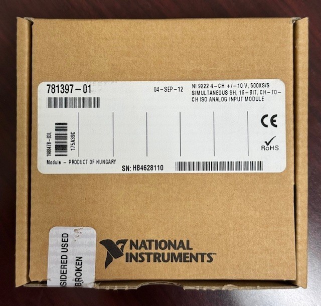 NEW National Instruments NI 9222 Analog Input Module (NI-9222)