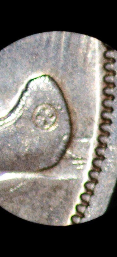 Canada 1955 Silver Dollar (Arnprior w/ Die Break)