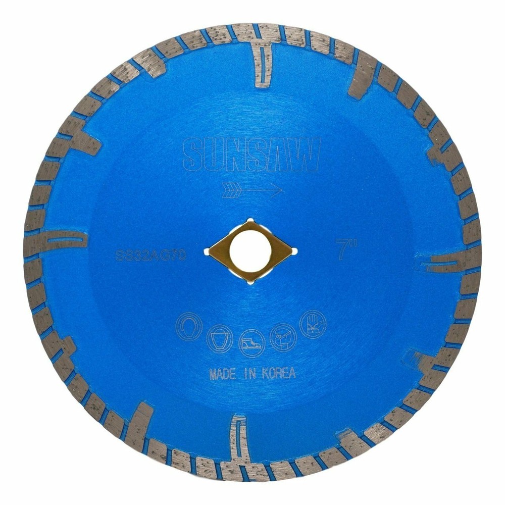 Diamond Wide Turbo Blade 7" -  Granite, Engineered Stone, Quartzite