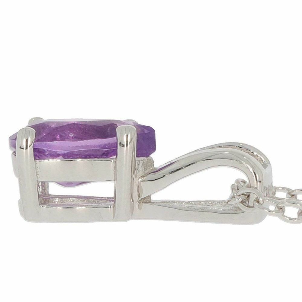 Sterling Silver Semi Mount Pendant Setting PE 7X5mm