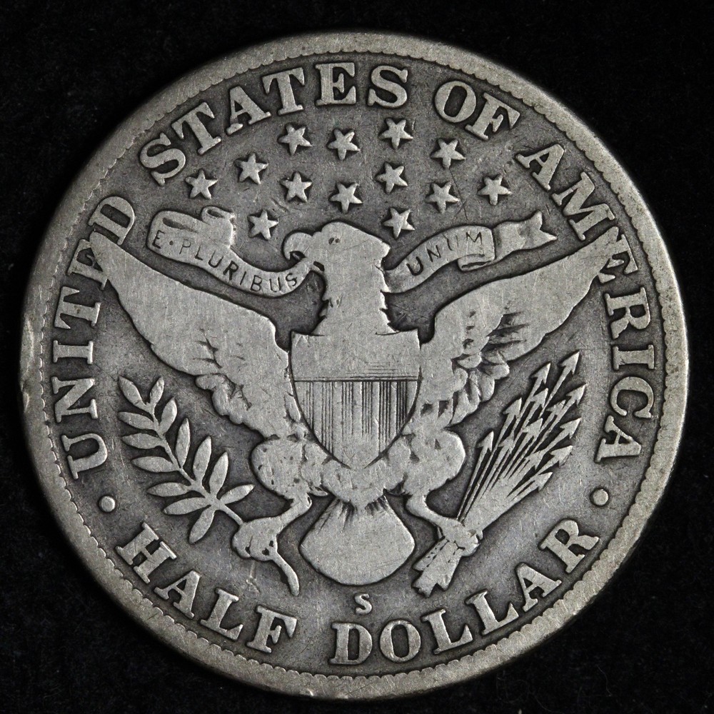 1914-S Barber Silver Half Dollar FINE E390 ODER
