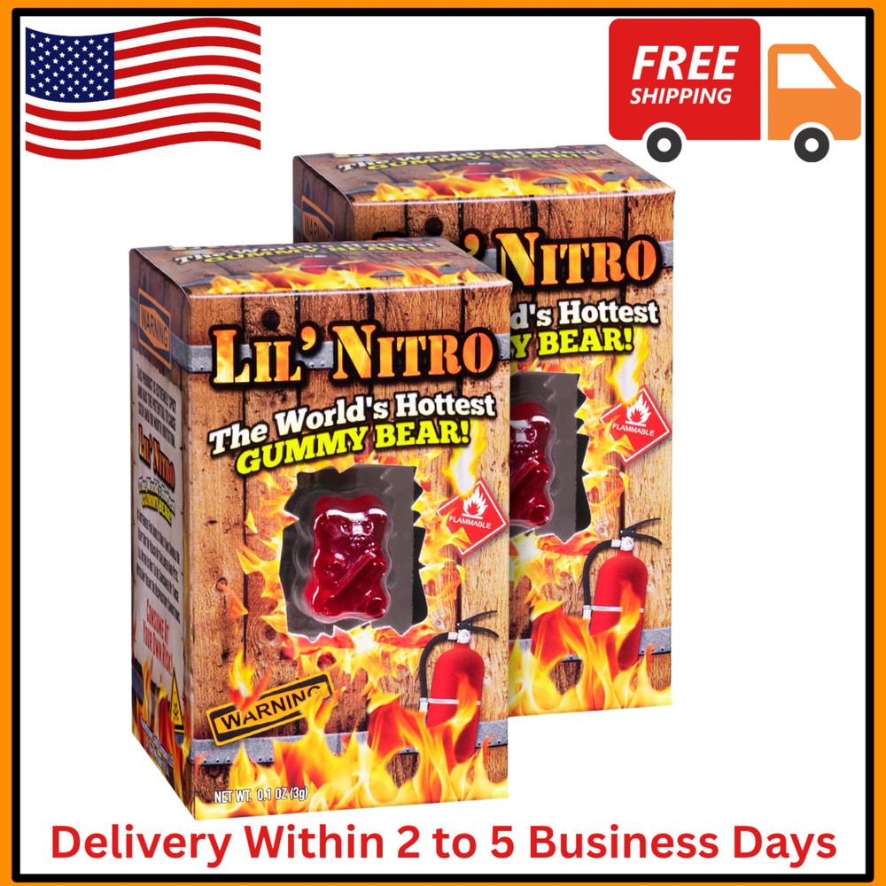 Lil' Nitro: The World's Hottest Gummy Bear, 2-Pack