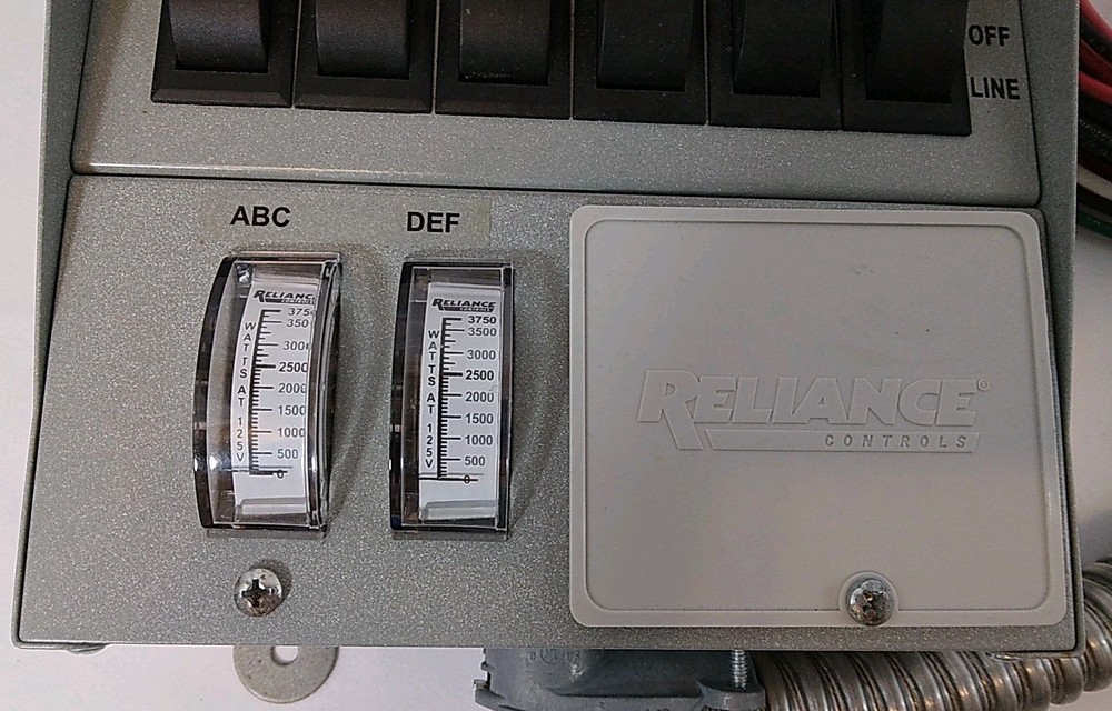 Reliance Controls ProTran Model 31406C Generator Transfer Switch