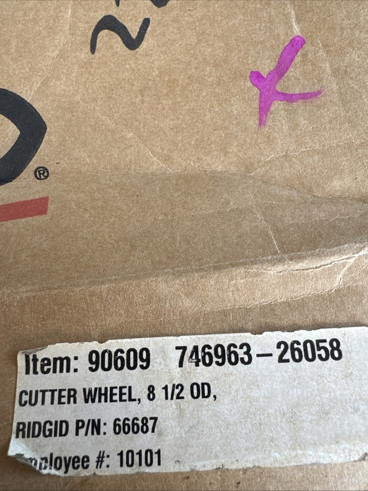 Rigid 8.5” Cutter Wheel