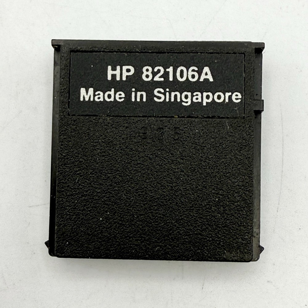 Hewlett Packard HP-41C Memory Module HP 82106A In Box W/ Manual