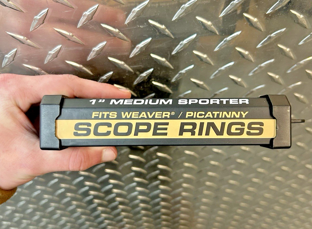 Wheeler Sporter 1" Medium Scope Rings