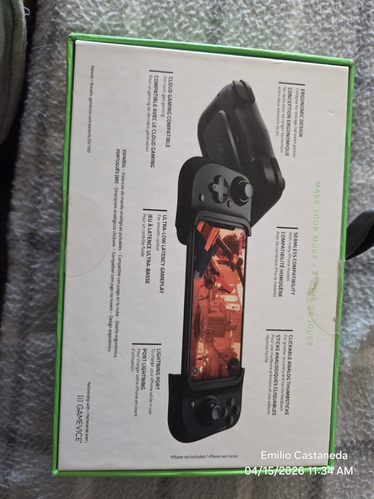 Razer Kishi Gaming Controller Black Ergonomic for iPhone
