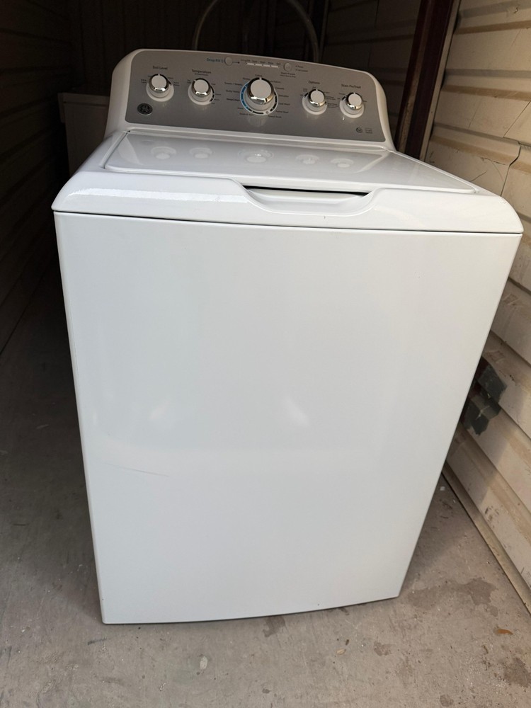 GE Washer & Dryer Set – Open Box (New, Never Used) – White
