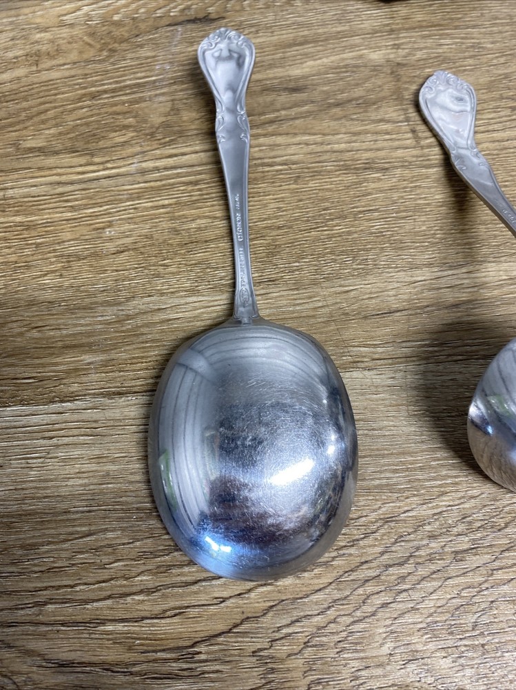 Vtg. 5-Piece Flatware Serving Set CREON By AMC Stainless Japan Pattern