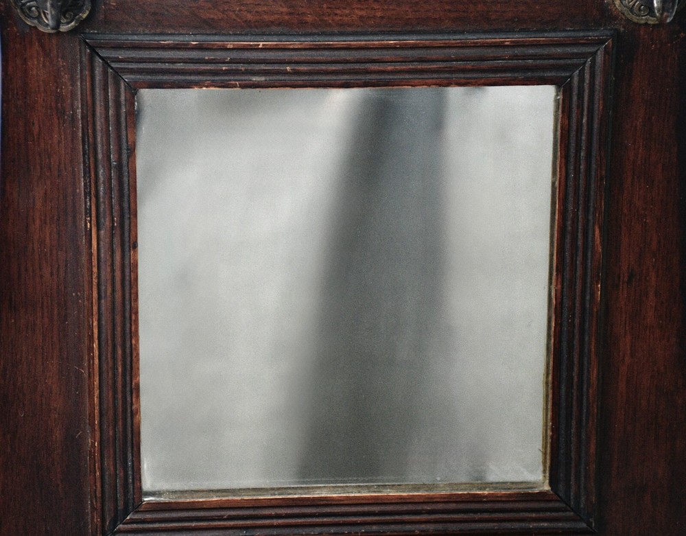 Antique Wall Vanity Mirror with drawer