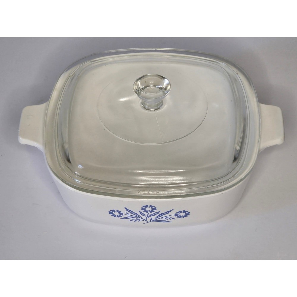 Corning Ware Cornflower Casserole Dish 1 QT With Lid