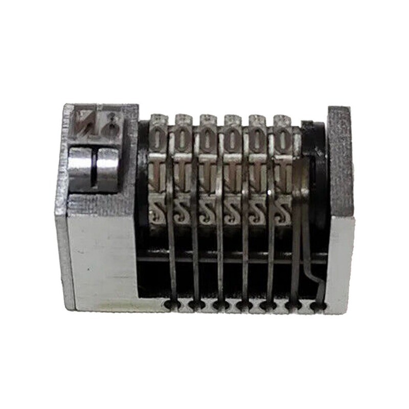 Mini Small 4X8 6 Digit Roman Backward Printing Machine Printer Numbering Machine