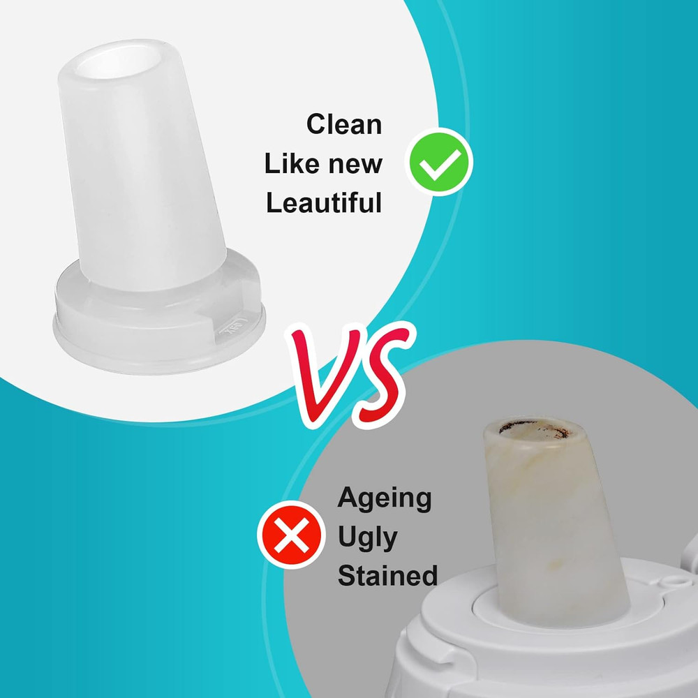 4 Pack Water Bottle Mouthpiece Replacement for Brita Water Bottle, Silicone Wate