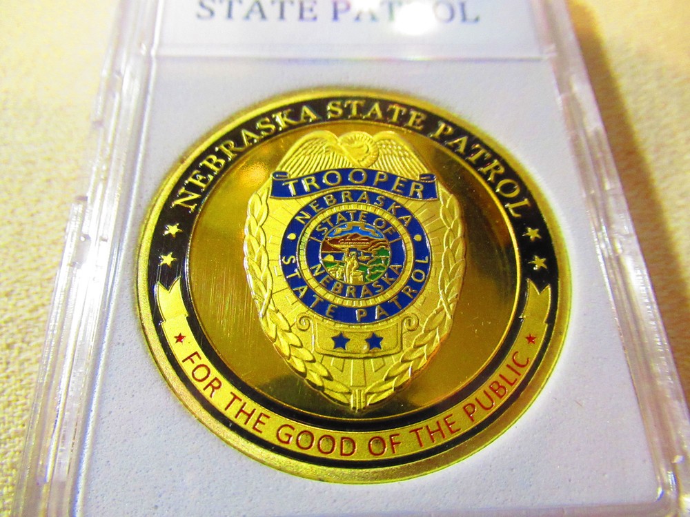 NEBRASKA STATE PATROL Challenge Coin