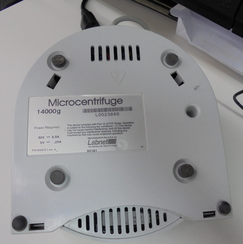 Fisher Scientific Micro14 Micro Centrifuge 14000g Untested