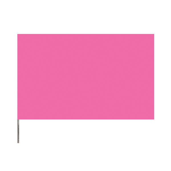 PRESCO Stake Flags, 21" wire staff with 2x3 flag (1000 flags)