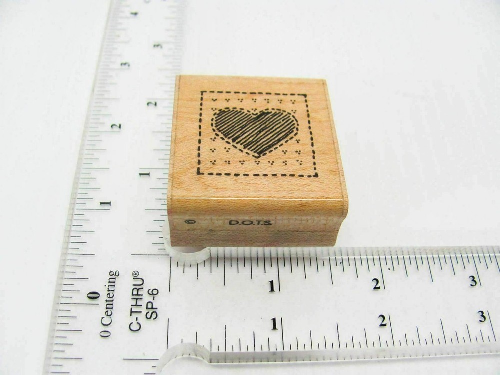 Heart stamp Rubber Stamp - Stamp Set A654