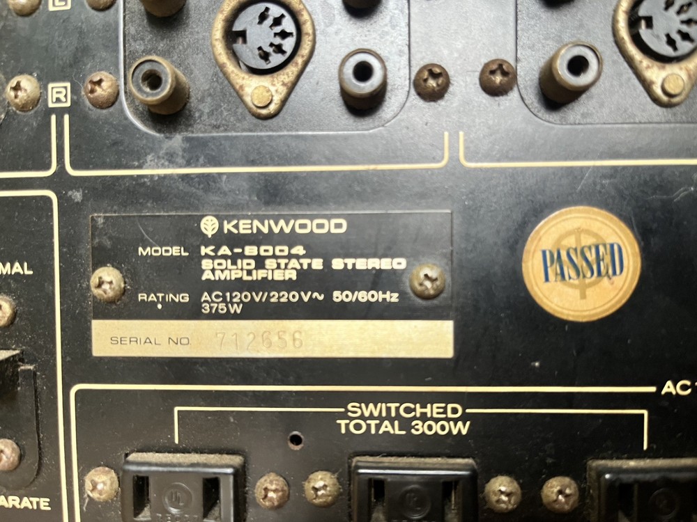 Kenwood KA-8004 Integrated Solid State Stereo Amplifier
