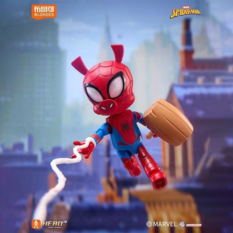 Blokees Marvel Hero Spider Man Galaxy Version 05 Spider-Ham Assembly Model Kits