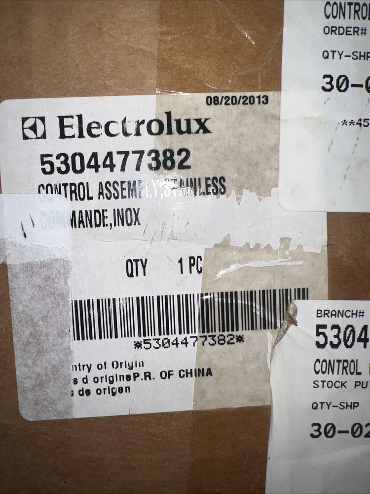5304477382 Electrolux Control Assembly 5304477382**