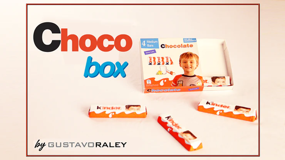 CHOCO BOX (Gimmicks and Online Instructions) by Gustavo Raley - Trick