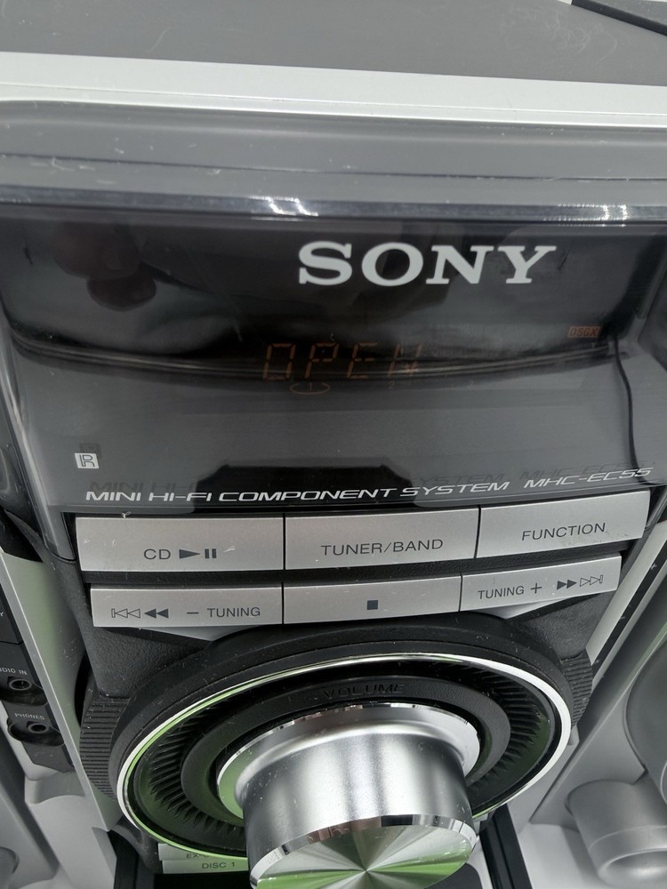 Sony MHC-EC55 | Mini HiFi Component System | 3-Disc CD Changer | AM/FM w Remote