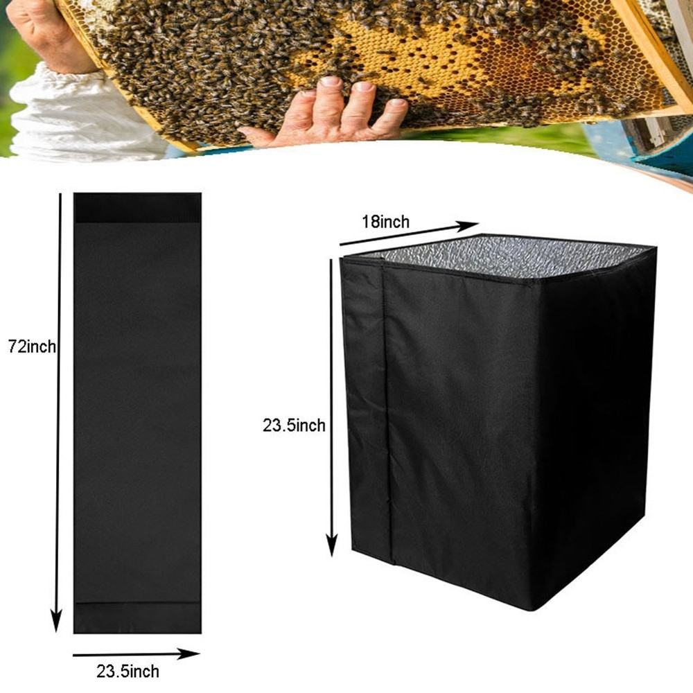 Windproof Winter Beehive Thermal Cover Beehive Wrap for Winter Use1783