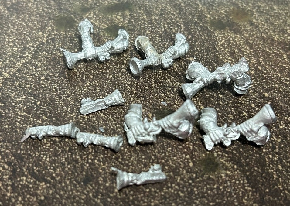 Metal Blunderbuss And Arms Dwarf Upgrade Bits Pack