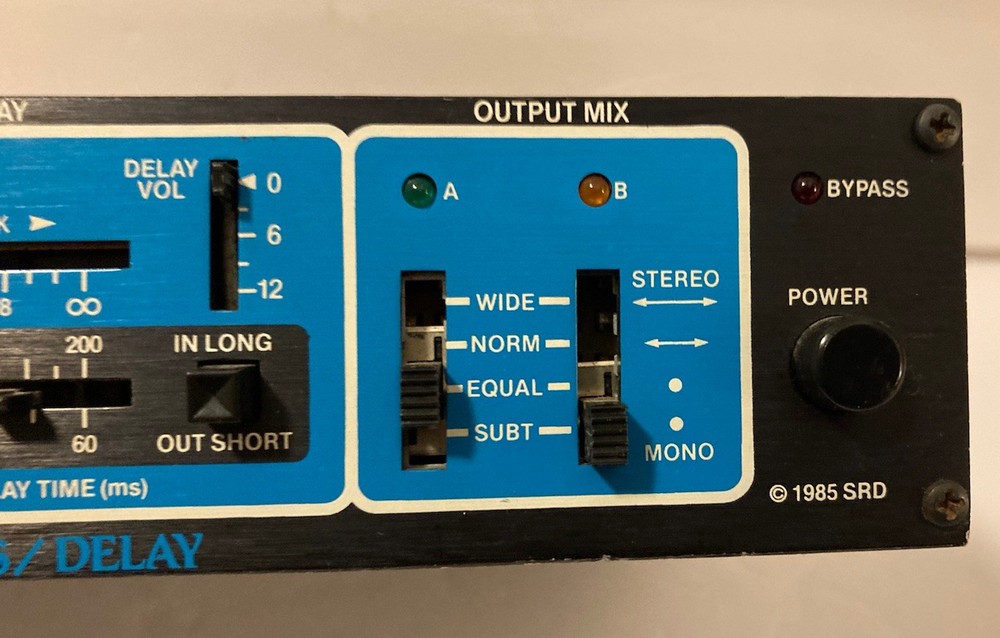 Rockman Stereo Chorus/Delay Micro Rack Guitar Module 1986 Tom Scholz SR&D Tested