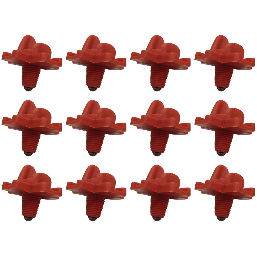 12 Pack - Horizontal Side Mount Automatic Poultry Nipples