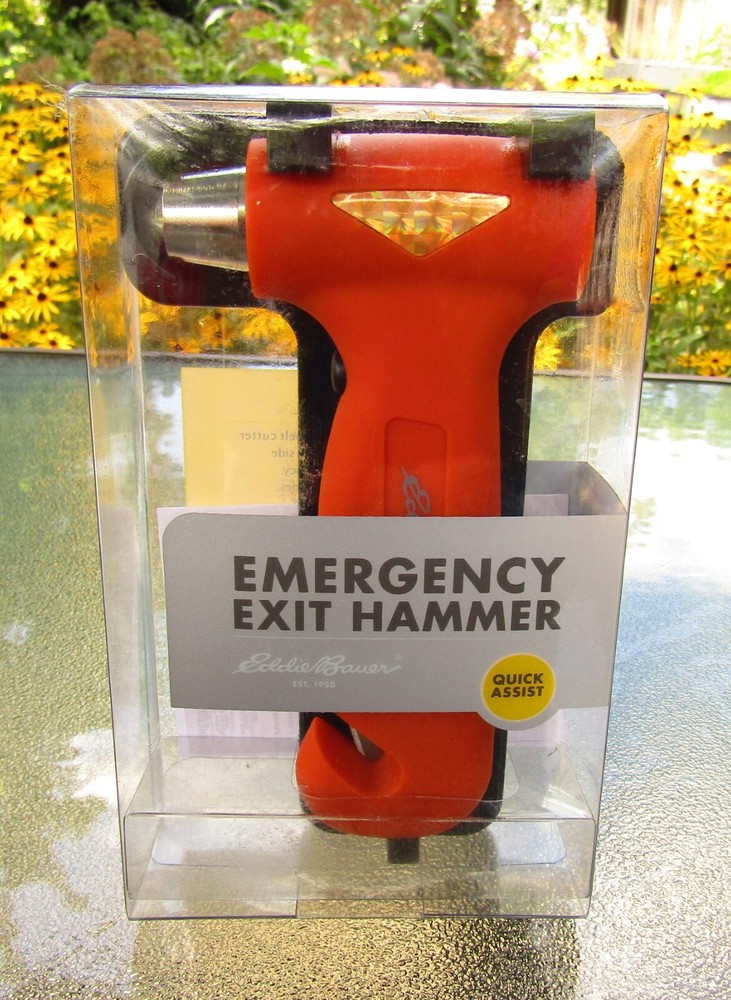 Eddie Bauer Quiick Assist Emergency Exit Hammer UNUSED In Still Sealed Package