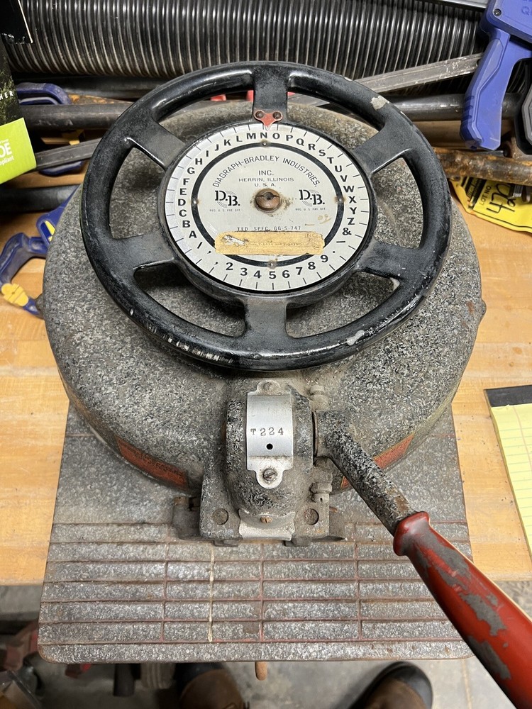 Vintage Diagraph-Bradley Stencil Machine