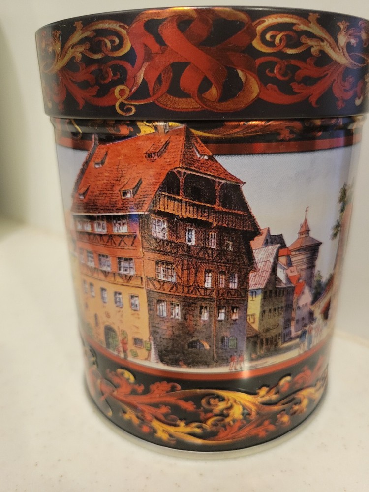 Fine Nuremberg EMPTY Gingerbread Cookie Tin Only