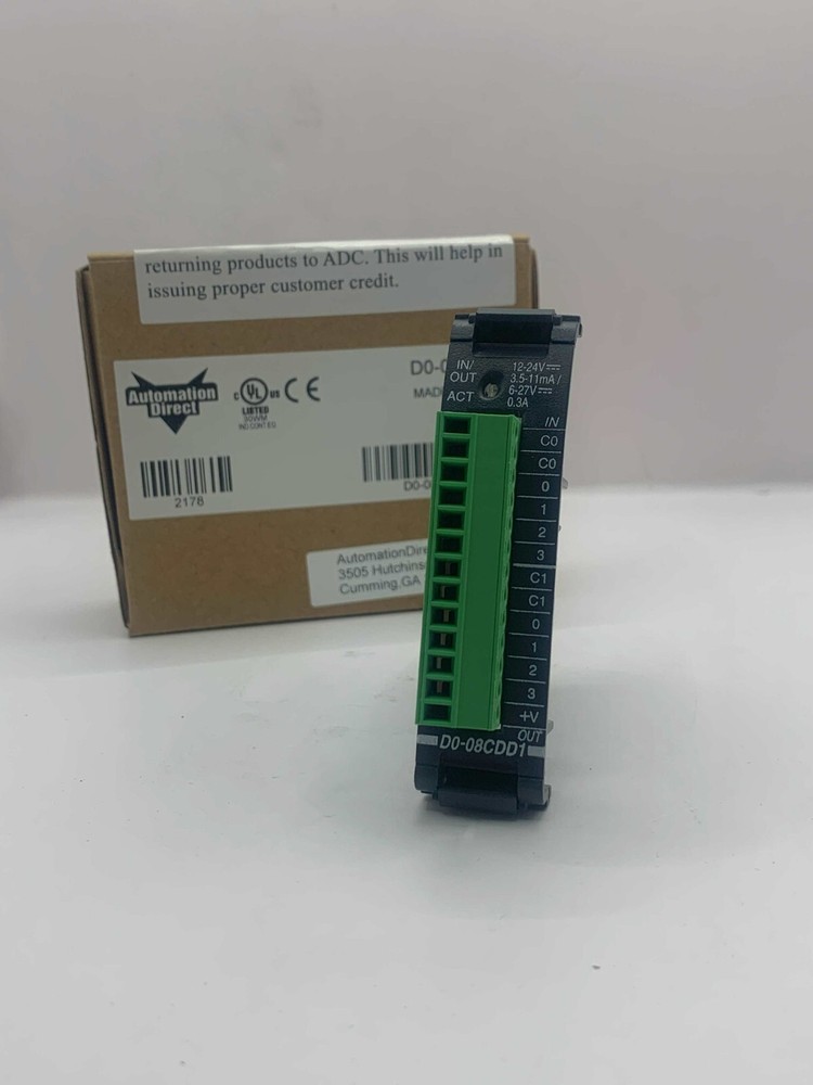 DirectLOGIC D0-08CDD1 - DL05/06 discrete combo module, Input: 4-point, 12-24 VDC