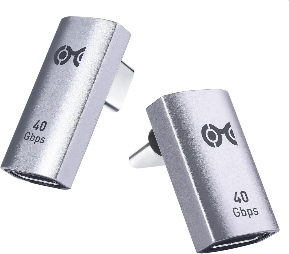 Cable Matters Combo-Pack 40Gbps Vertical Right Angle USB-C Adapter Kit