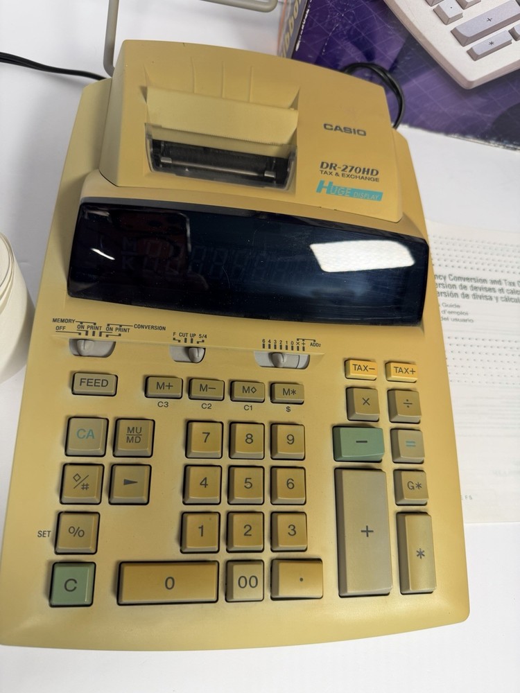 CASIO DR0—270HD HEAVY DUTY RIBBON PRINTER (USED)
