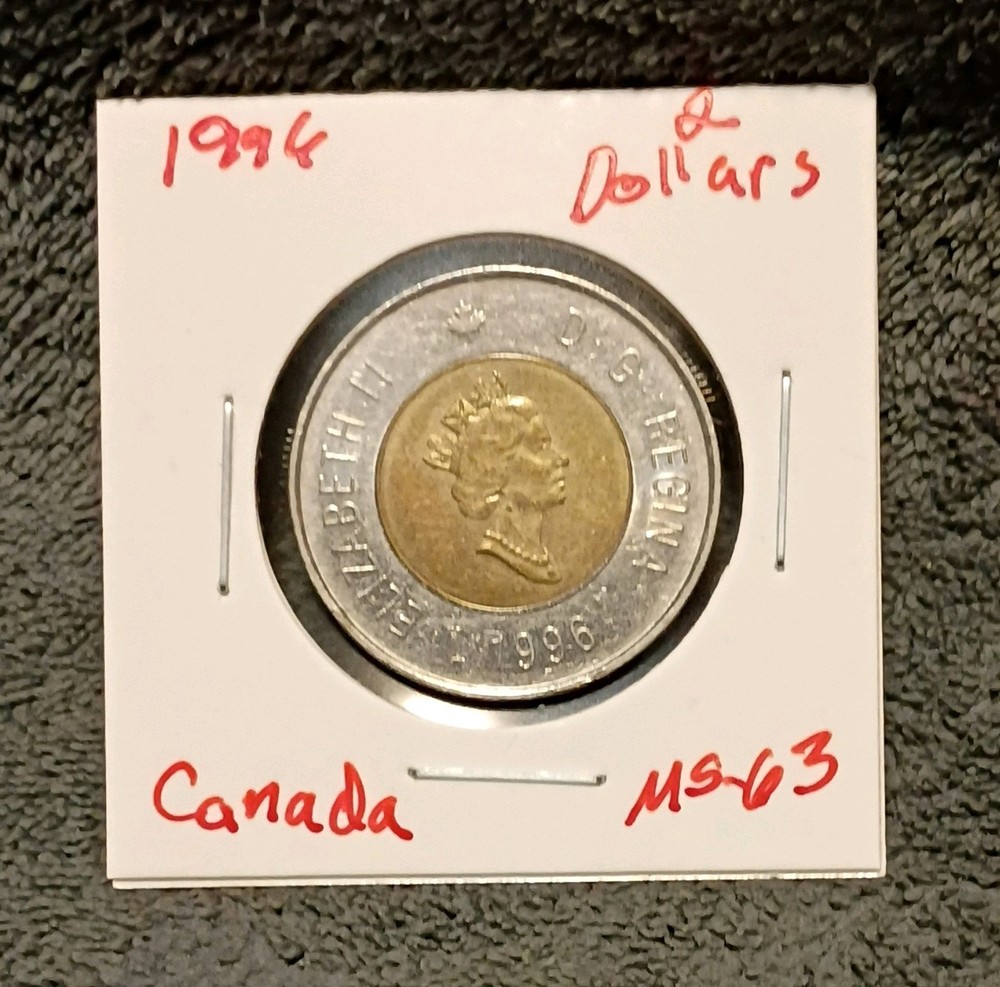 1996 CANADA 2 DOLLARS COIN