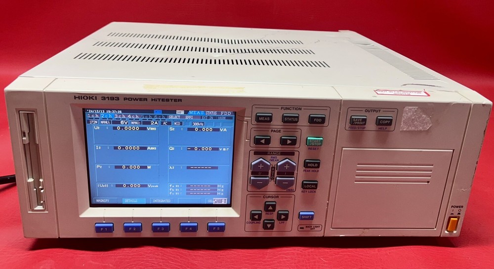 Hioki 3193 Power Analyzer Hi TESTER / No Cables