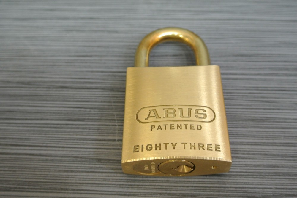 Abus 83/45 Solid Brass Rekeyable Padlock MB 100