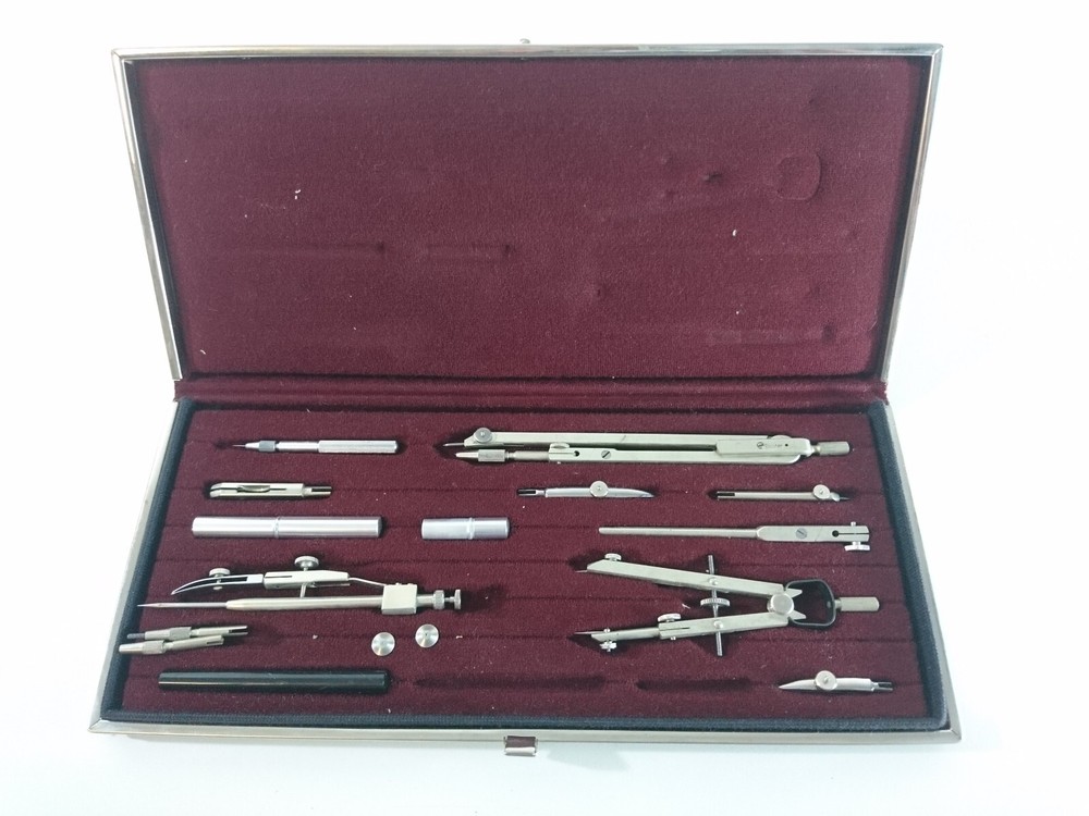 Vintage RICHTER Technical Drawing set Germany 1970s