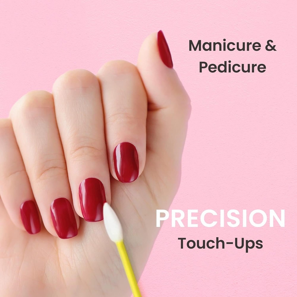 Nail Tees Cotton Tips 120 Count (3 Pack) - The Ultimate Nail Tool, M