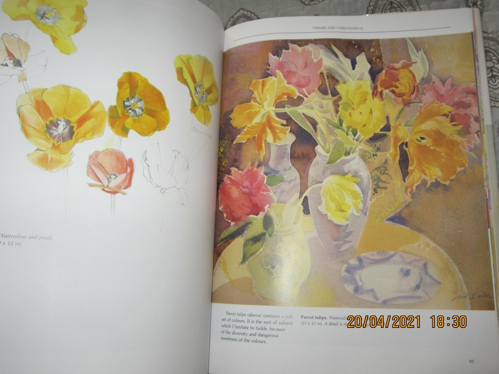 watercolour flowers easton