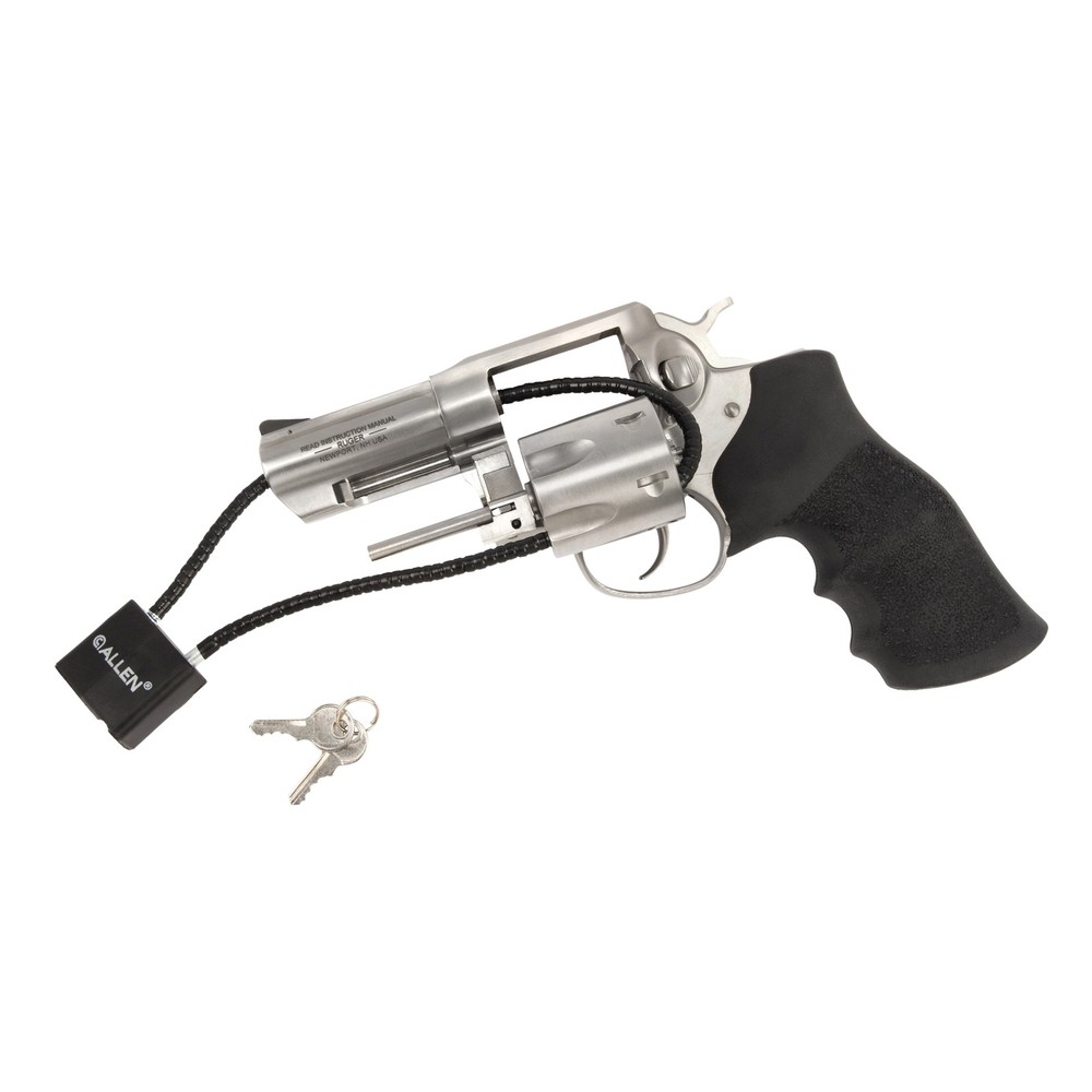 15" Cable Lock, 2-Pack, Black