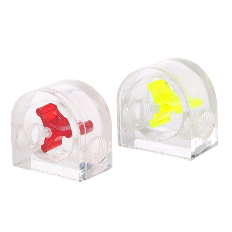 G1/4 Thread PC Water Cooling Flow Meter Indicator 8 Impeller Liquid Water Cooler