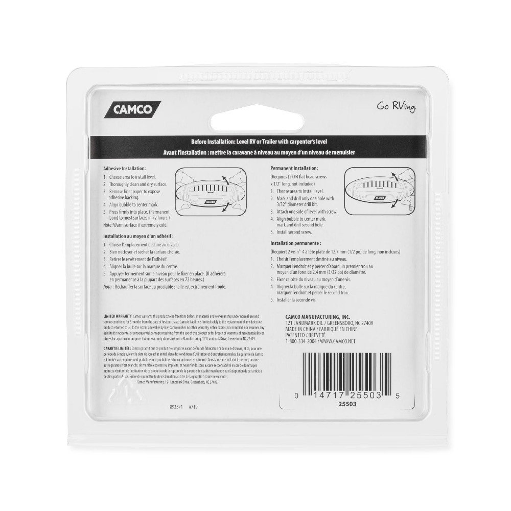 Utility Trailer Levelers - Graduated Markings - Gray, One Size, 2-Pack (25503)