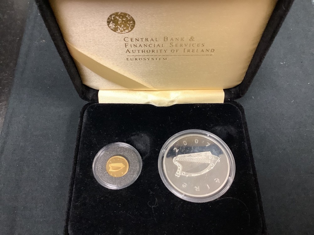 2007 Gold and Silver Celtic Proof Set No. 3,866!