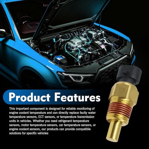 Engine Coolant Temperature Sensor, Heat-Resistant Sensitive Water Temperature