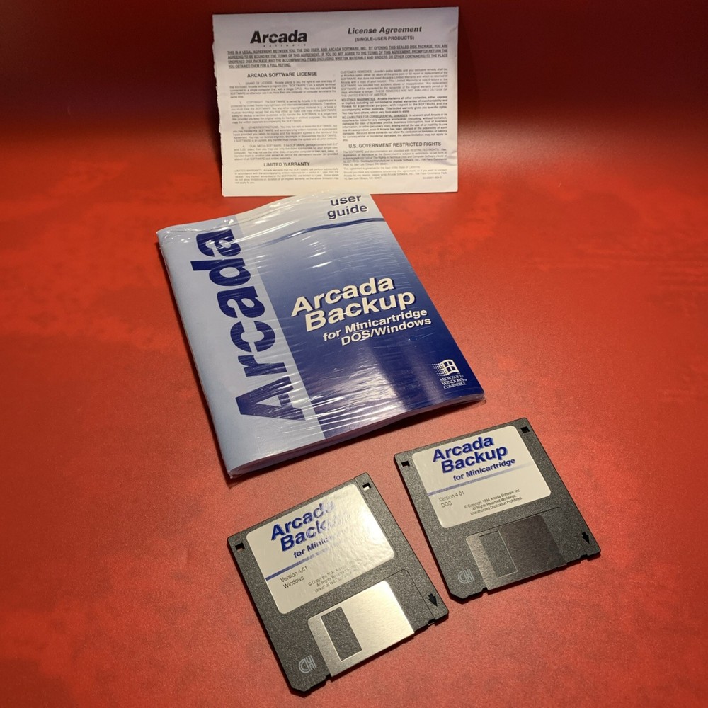 Arcada Backup For Minicartridge DOS/Windows User Guide