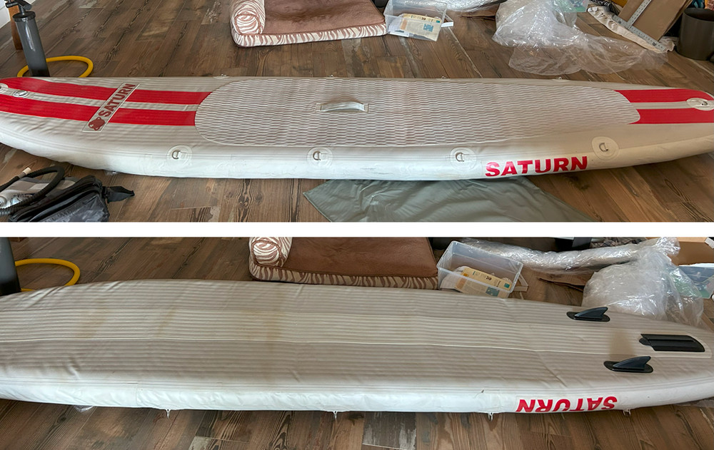 used Saturn Inflatable Paddleboard